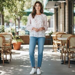 053 - 100% Viscose RW & Co Blouse